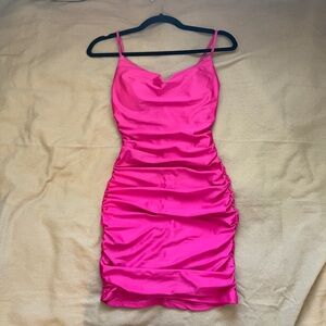 Hot Pink Bodycon Dress from B. Smart w/ Adjustable Straps